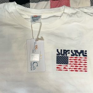 Surf style adults unisex T shirt